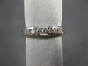 ESTATE .81CT ROUND DIAMOND 14KT WHITE GOLD 3D 7 STONE ANNIVERSARY RING #16954