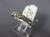 ESTATE .50CT DIAMOND 18KT WHITE GOLD 3D CLASSIC 5 STONE WEDDING ANNIVERSARY RING