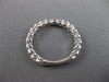 ESTATE .47CT DIAMOND 14KT WHITE GOLD FILIGREE ETERNITY ANNIVERSARY RING #25988