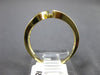 ESTATE .37CT DIAMOND 14KT YELLOW GOLD 3D WAVE SEMI MOUNT ENGAGEMENT RING #15826