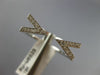 ESTATE .15CT DIAMOND 18KT WHITE GOLD 3D CLASSIC TRIANGULAR TENSION FUN LOVE RING