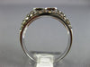 ESTATE 1.26CT WHITE & CHOCOLATE FANCY DIAMOND 18KT WHITE GOLD 3D HEART LOVE RING