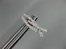 ESTATE .31CT ROUND DIAMOND 18KT WHITE GOLD CLASSIC CRISS CROSS HANGING EARRINGS