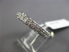 ESTATE 1.0CT DIAMOND 14KT WHITE GOLD FILIGREE ETERNITY WEDDING ANNIVERSARY RING