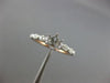 ESTATE .08CT DIAMOND 14K WHITE & ROSE GOLD 3D 6 PRONG SEMI MOUNT ENGAGEMENT RING