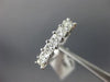 ESTATE .88CT DIAMOND 14K WHITE GOLD CLASSIC SEVEN STONE ANNIVERSARY RING #18945