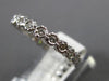 ESTATE .50CT ROUND CUT DIAMOND 14K WHITE GOLD 3D WEDDING ANNIVERSARY RING #21121