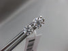 ESTATE .93CT ROUND DIAMOND 14KT WHITE GOLD SOLITAIRE 4 PRONG SCREW BACK EARRINGS