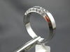 ESTATE .81CT ROUND DIAMOND 14KT WHITE GOLD 3D 7 STONE ANNIVERSARY RING #16954