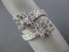 ESTATE 1.47CT ROUND & BAGUETTE DIAMOND 18KT WHITE GOLD SQUARE CRISS CROSS RING