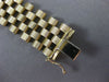 ESTATE WIDE & LONG 14KT YELLOW GOLD 3D HANDCRAFTED ITALIAN PANTHER BRACELET
