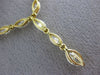 ESTATE LARGE 13.96CT FANCY YELLOW DIAMOND 18K YELLOW GOLD ETERNITY LOVE NECKLACE