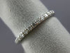 ESTATE .39CT DIAMOND 14K WHITE GOLD SHARE PRONG SEMI ETERNITY ANNIVERSARY RING