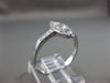 ANTIQUE .50CT OLD MINE ROUND DIAMOND PLATINUM 3D MARQUISE FILIGREE RING #23681