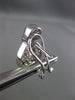 ESTATE 2.60CT DIAMOND ROUND & BAGUETTE 18KT WHITE GOLD INFINITY CLIP ON EARRINGS