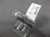 ESTATE 1.98CT DIAMOND 14KT WHITE GOLD ROUND MILGRAIN ETERNITY ANNIVERSARY RING