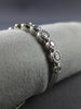 ESTATE .52CT DIAMOND 14KT WHITE GOLD 11 STONE FILIGREE MILGRAIN ANNIVERSARY RING
