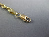 ESTATE 14KT YELLOW GOLD 3D CLASSIC ROPE LOBSTER LOCK CHAIN BRACELET 3mm #26014