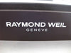RAYMOND WEIL GENEVE 9975 STANLESS STEEL LARGE SQUARE WATCH & BOX AMAZING #23956