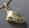 ESTATE 14KT YELLOW GOLD HANDCRAFTED BABY BOY BOOTY CHARM FLOATING PENDANT #25210