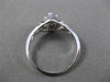 ANTIQUE .30CT DIAMOND 18K WHITE GOLD 3D SOLITAIRE FILIGREE ENGAGEMENT RING #2242