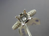 ESTATE .69CT DIAMOND 14KT WHITE GOLD CLASSIC 4 PRONG SEMI MOUNT ENGAGEMENT RING