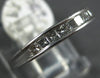ESTATE .30CT PRINCESS DIAMOND 14KT WHITE GOLD CHANNEL 9 STONE ANNIVERSARY RING