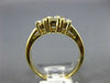 ESTATE .71CT ROUND CUT DIAMOND 14KT YELLOW GOLD 3 STONE ANNIVERSARY RING #5068