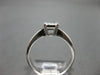 ESTATE .36CT PRINCESS DIAMOND 18KT WHITE GOLD CLASSIC INVISIBLE ENGAGEMENT RING