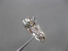 ESTATE .58CT DIAMOND 14KT WHITE GOLD FILIGREE SEMI MOUNT ENGAGEMENT RING #16058