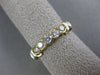 ANTIQUE .60CT DIAMOND 14K WHITE & YELLOW GOLD 3D WEDDING ANNIVERSARY RING #19611