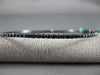 ESTATE 1.26CT BLACK DIAMOND 14K BLACK GOLD CLASSIC SEMI ETERNITY BANGLE BRACELET