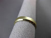 ESTATE 14KT YELLOW GOLD MATTE & SHINY COMFORT FIT WEDDING BAND RING 4.5mm #2344