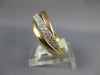 ESTATE .71CT DIAMOND 14KT TRI COLOR GOLD ETERNITY TRINITY ANNIVERSARY LOVE RING