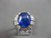 ANTIQUE PLATINUM 14.0CT DIAMOND & CABOCHON SAPPHIRE FILIGREE ENGAGEMENT RING E/F