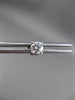 ESTATE .46CT ROUND DIAMOND 14KT WHITE GOLD SOLITAIRE STUD EARRINGS 4mm #1767