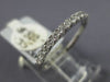 ESTATE .35CT DIAMOND 18KT WHITE GOLD 14 STONE SEMI ETERNITY ANNIVERSARY RING