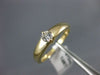 ESTATE .20CT DIAMOND 14K YELLOW GOLD 3D SOLITAIRE PROMISE ENGAGEMENT RING #19059
