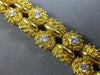 ESTATE WIDE TIFFANY & CO. 1.80CT DIAMOND 18K YELLOW GOLD 3D NUGGET LOVE BRACELET