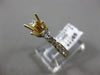 ESTATE .58CT DIAMOND 14K YELLOW GOLD 3D OPEN FILIGREE SEMI MOUNT ENGAGEMENT RING