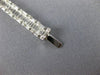 ESTATE 4.81CT ROUND & BAGUETTE DIAMOND 18K WHITE GOLD 3D CLASSIC TENNIS BRACELET