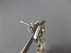 ANTIQUE 3.60CT DIAMOND 14K WHITE GOLD 3D CHANDELIER LOVE HANGING EARRINGS #19067