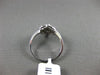 ANTIQUE WIDE .06CT ROUND DIAMOND 14KT WHITE GOLD 3D OPEN FILIGREE OCTAGON RING