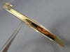 ANTIQUE WIDE .30CT SAPPHIRE & AAA PEARL 14KT YELLOW GOLD BANGLE BRACELET #24210