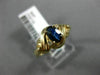 .67CT DIAMOND & AAA SAPPHIRE 14KT YELLOW GOLD INFINITY SOLITAIRE ENGAGEMENT RING