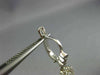 LARGE 1.52CT DIAMOND 18K 2 TONE GOLD MARQUISE SHAPE FILIGREE LEVER BACK EARRINGS
