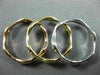 ESTATE WIDE .54CT DIAMOND 14KT TRI COLOR GOLD 3D ETOILE ETERNITY STACKABLE RING