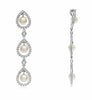 .53CT DIAMOND & AAA SOUTH SEA PEARL 18KT WHITE GOLD 3D TEAR DROP JOURNEY PENDANT