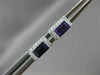 1.75CT DIAMOND & AAA AMETHYST 14KT WHITE GOLD MILGRAIN ILLUSION HANGING EARRINGS