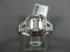 WIDE 1.30CT DIAMOND & AAA MORGANITE 14K WHITE GOLD HALO FILIGREE ENGAGEMENT RING